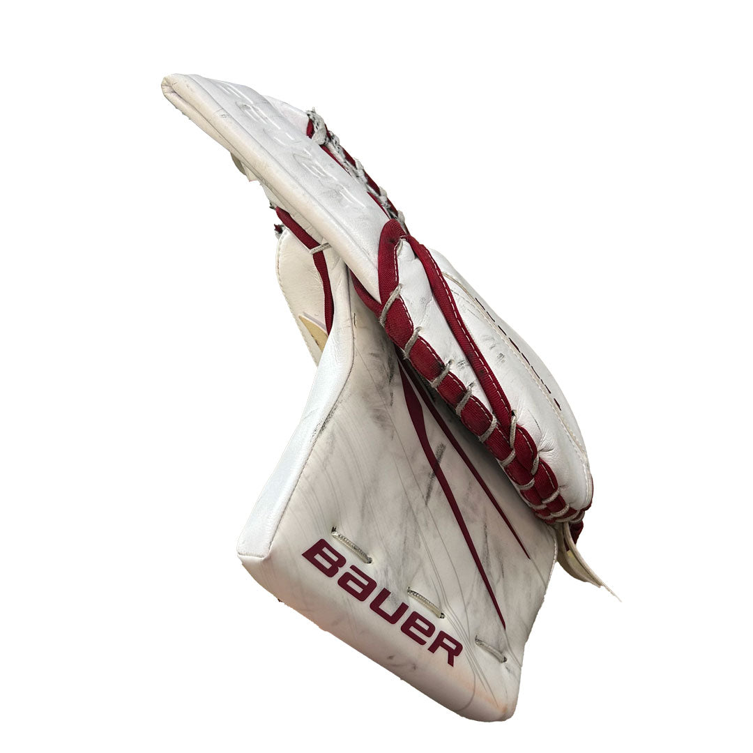Bauer Vapor Hyperlite 2 - Ensemble complet de gardien de but Pro Stock d'occasion (blanc/rouge)